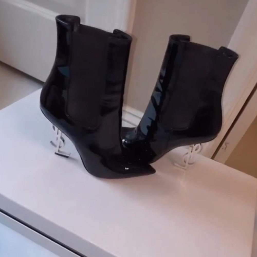 YSL Logo Booties - Picture 3 of 3